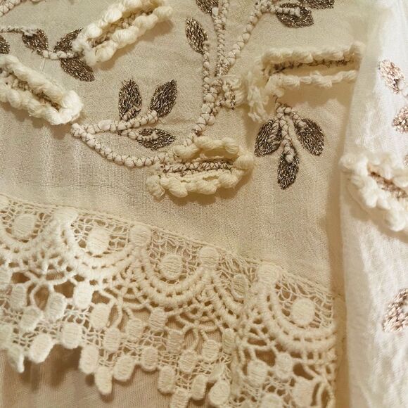 Anthropologie Puff Sleeve Blouse NWOT - Picture 12 of 14